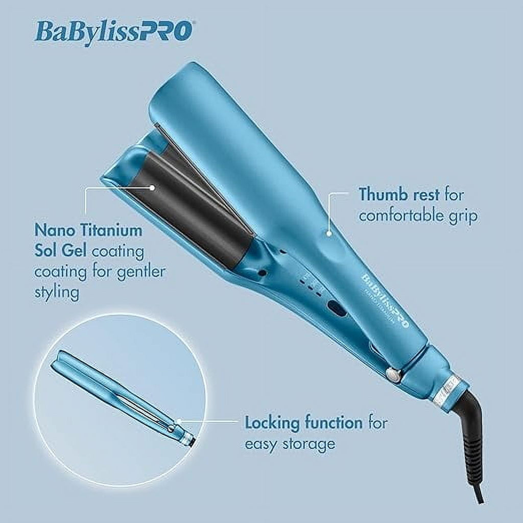 BaBylissPRO Nano Titanium Compact Deep Waver