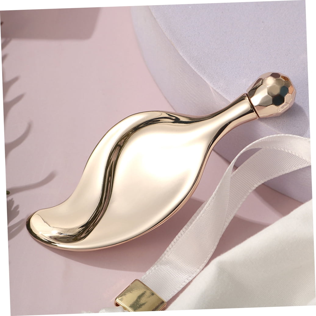 OFFIGAM Facial Roller Massager Skin Care Tools Golden Color for Beauty Enthusiasts 1Pcs