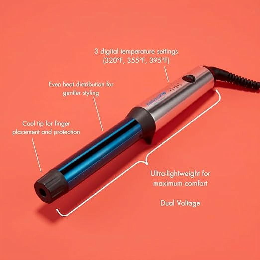 BaBylissPRO Nano Titanium Compact 1" Curling Iron Wand