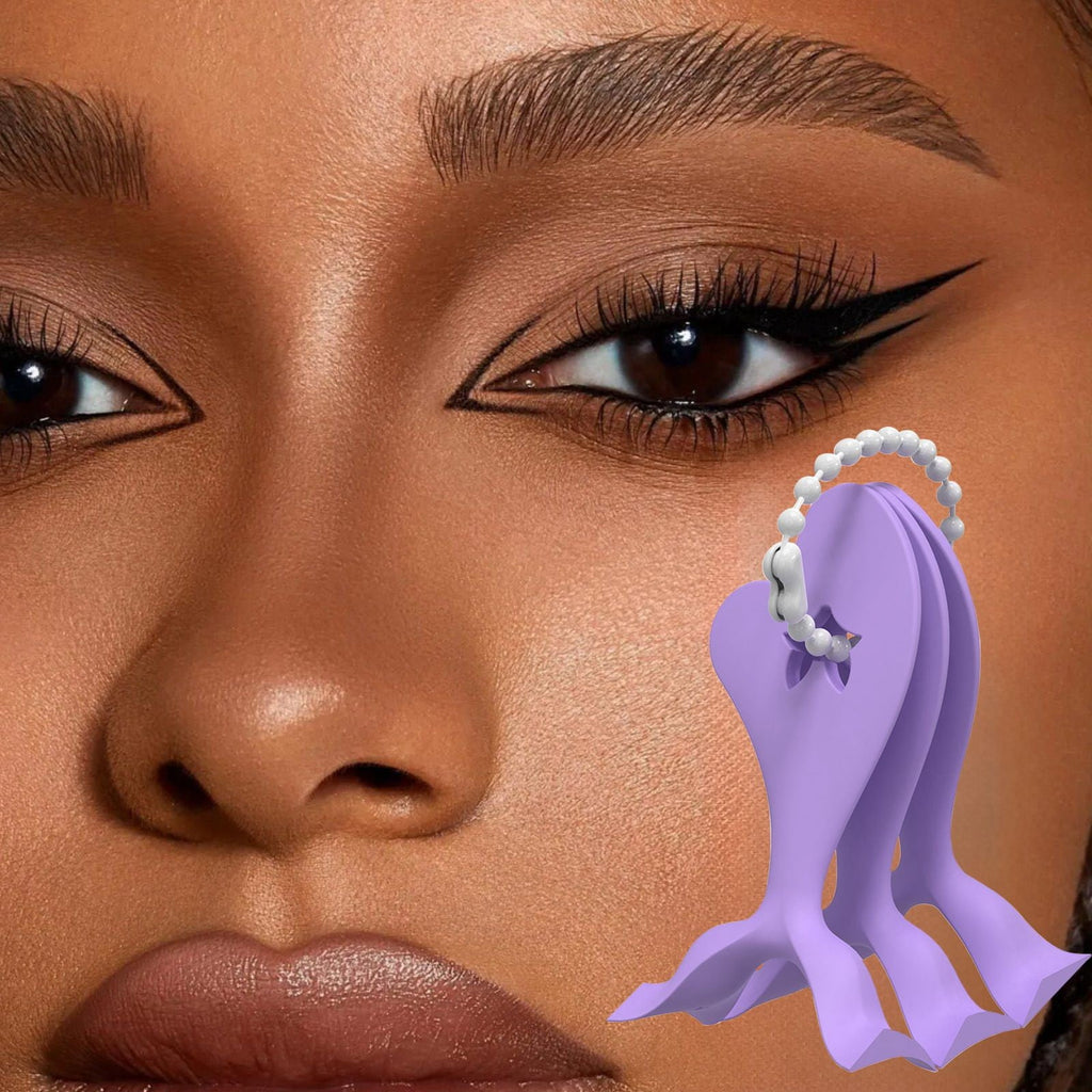 Eye Makeup Aid Tool Multifunctional Beauty Stamp Gadget for Effortless Winged Silicone Applicator Lazy Card Makeup Helper