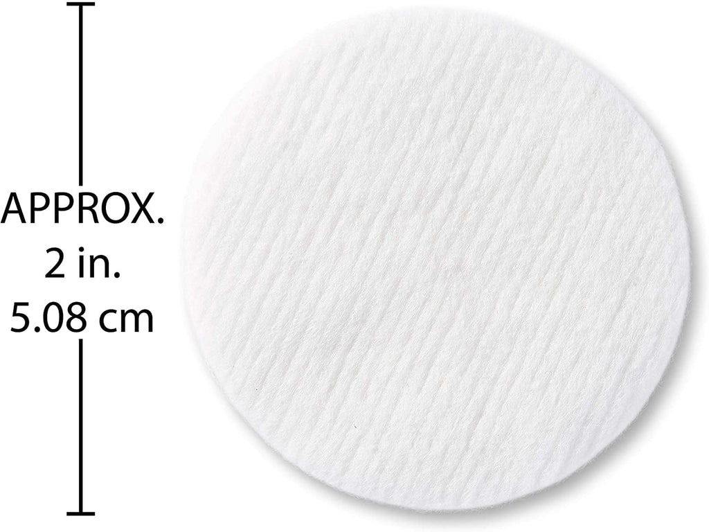 Simply Soft Cotton Rounds, 100% Cotton Absorbent and Textured Cotton Pads, Lint-Free, 300 Count