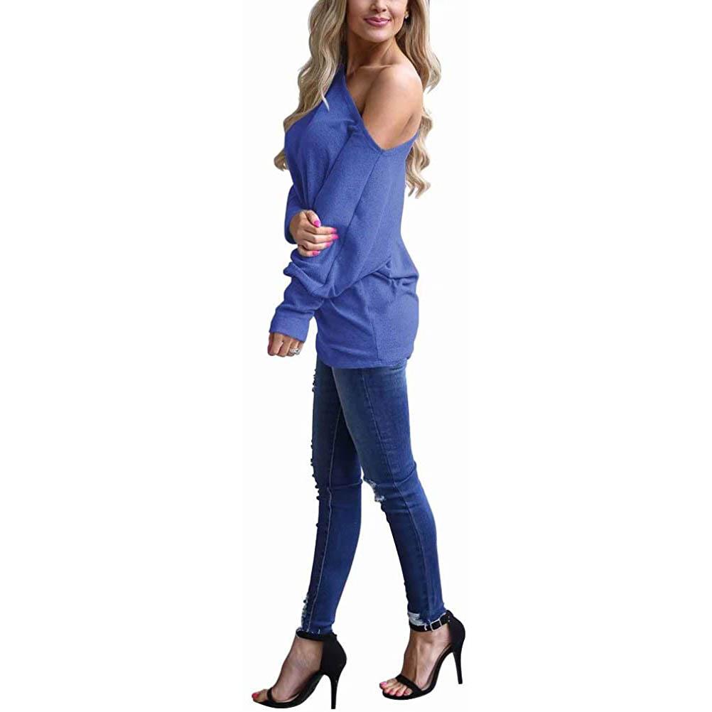 Women's Off-Shoulder Long-Sleeved Top